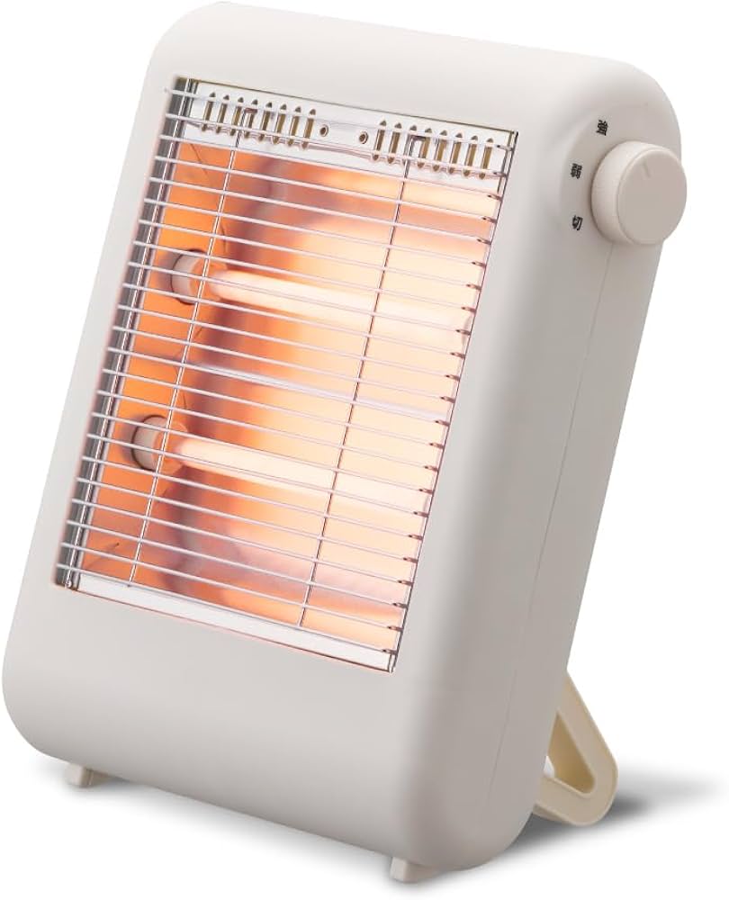 Amazon | ドウシシャ 電気ストーブ 運転調節2段階（強・弱） 転倒OFF