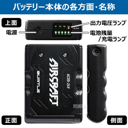 Amazon.co.jp: バートル BURTLE サーモクラフト 電熱パッド TC500-84-F