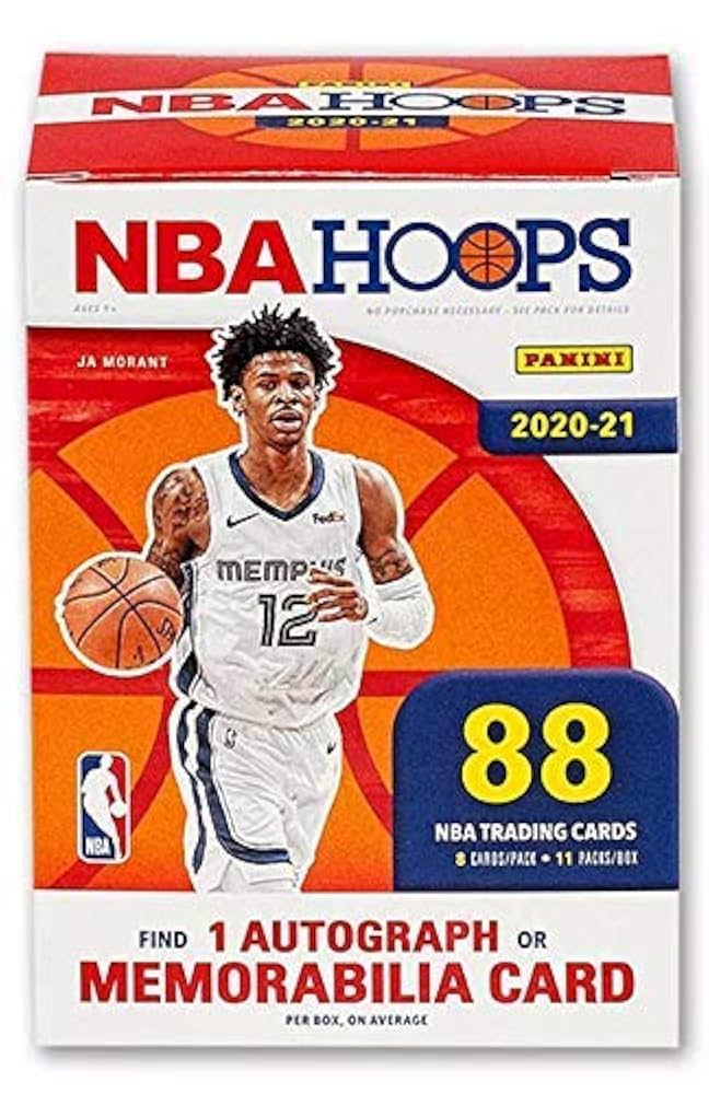 Amazon.com: 2020/21 Panini Hoops NBA Basketball BLASTER box (88
