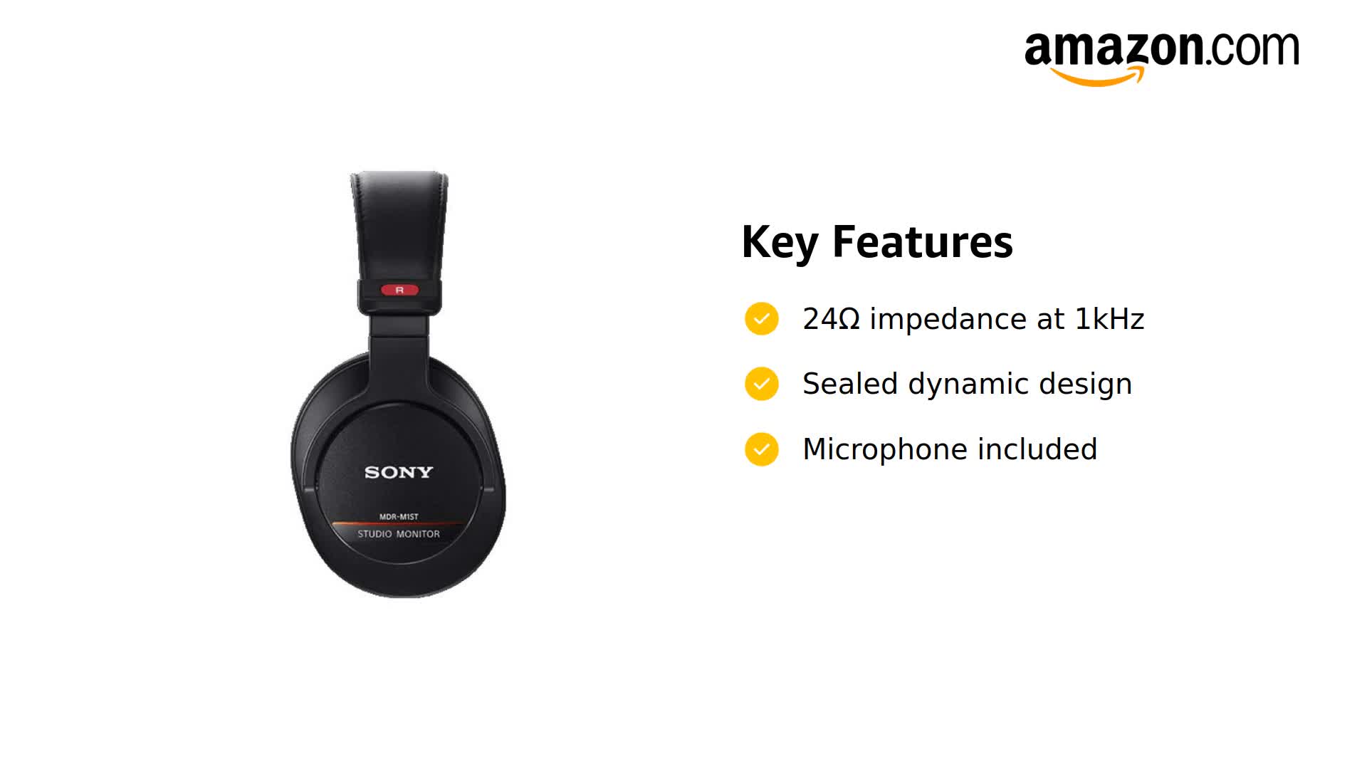 Amazon.com: Sony / MDR-M1ST Wired High Resolution Monitor
