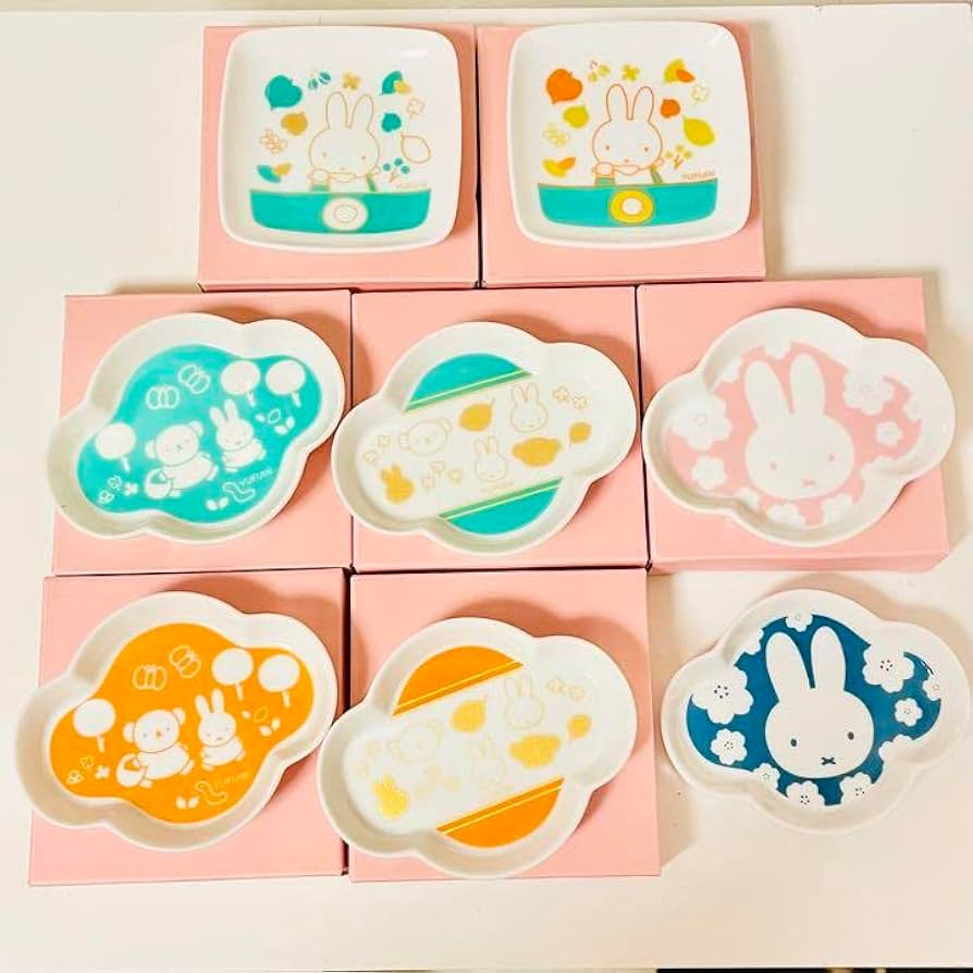 Amazon | ミッフィー 豆皿 8枚セット 桜きっちん 森のきっちん 限定