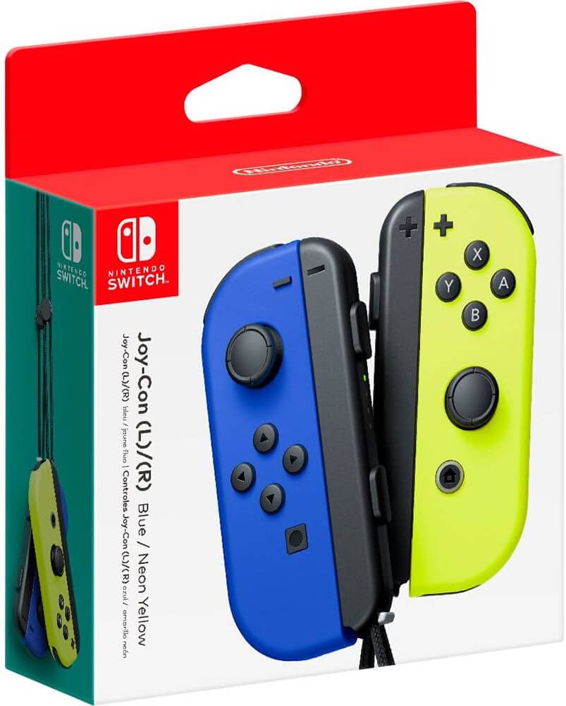 Joy-Con Pair (Neon Blue/Neon Yellow) ( Switch) : Amazon.ca