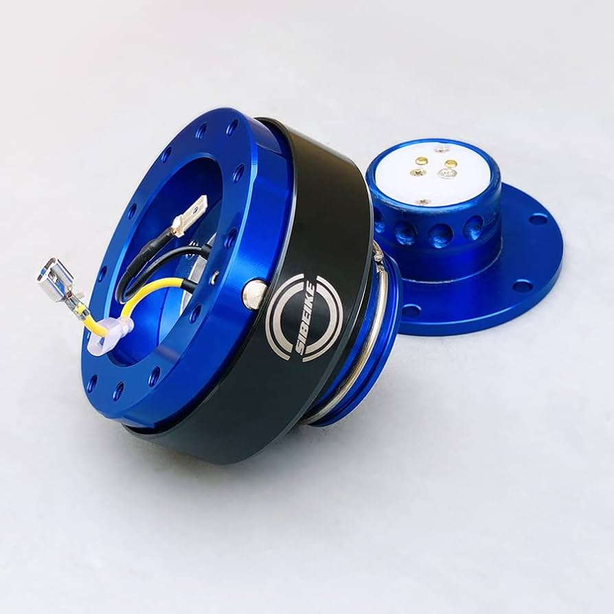 ブラック】SIBEIKE クイックリリース レンチン音鳴る ステアリング