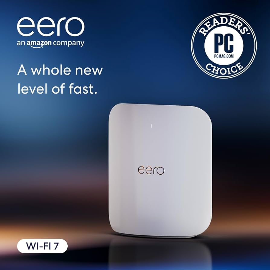 Amazon eero Max 7 tri-band mesh wifi router | Up to 9.4 Gbps