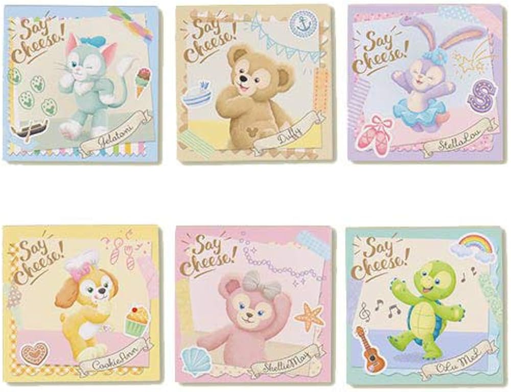 Amazon.co.jp: ダッフィー&フレンズ メモセット ダッフィー＆フレンズ