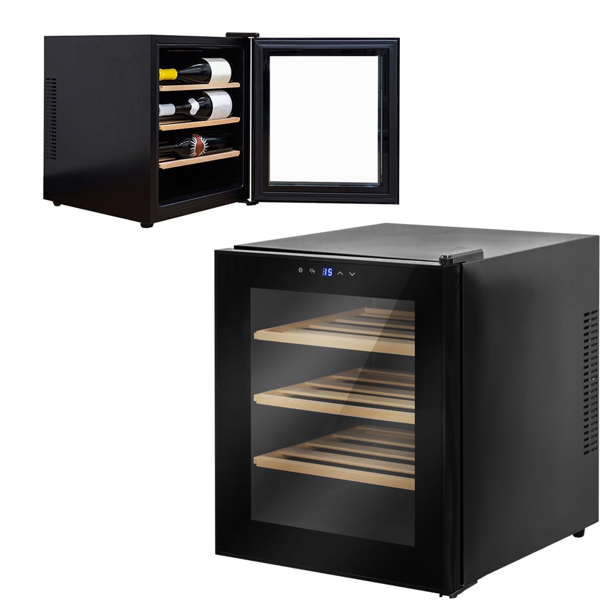 Amazon.co.jp: ottostyle.jp 【ディスプレイワインセラー 48L】 ワイン