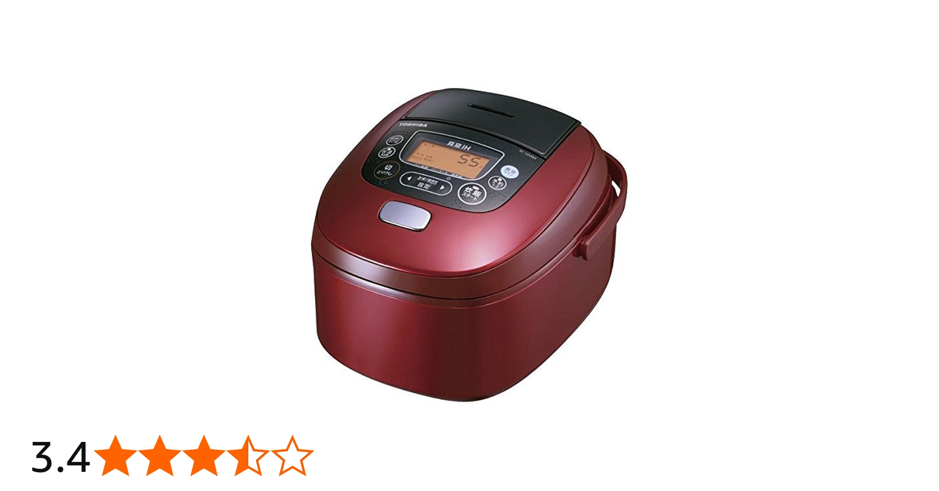 Amazon | 東芝 真空IHジャー炊飯器（5.5合炊き） レッドTOSHIBA 真空