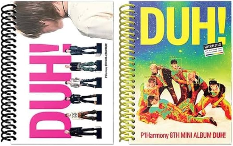 Amazon.com: P1Harmony DUH! 8th Mini Album Photobook Ver (D+U 2 Ver