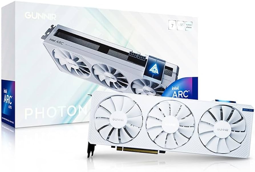 Amazon.com: WEELIAO GUNNIR Intel Arc A750 Photon 8G OC White