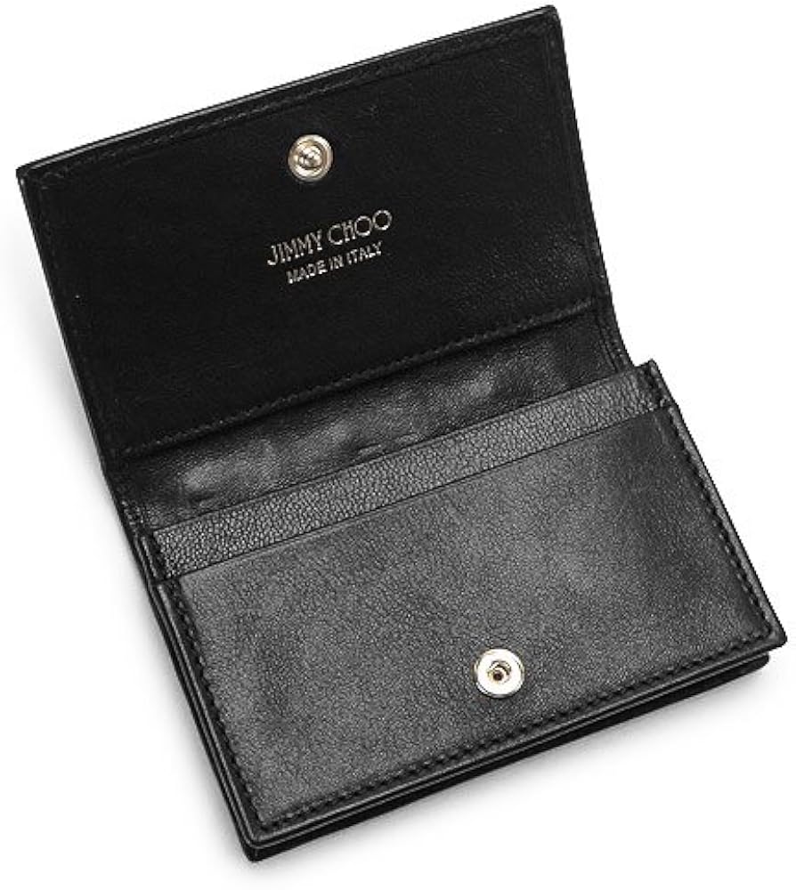 Amazon | (ジミーチュウ)JIMMY CHOO カードケース NELLO LTR BLACK