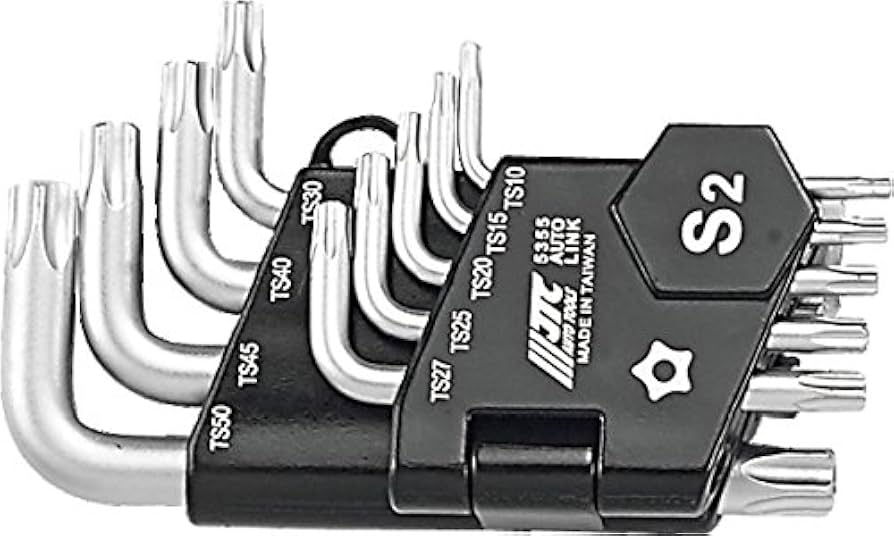 Amazon.co.jp: JTC 9PCS ショート穴開き 5PT スターレンチセット