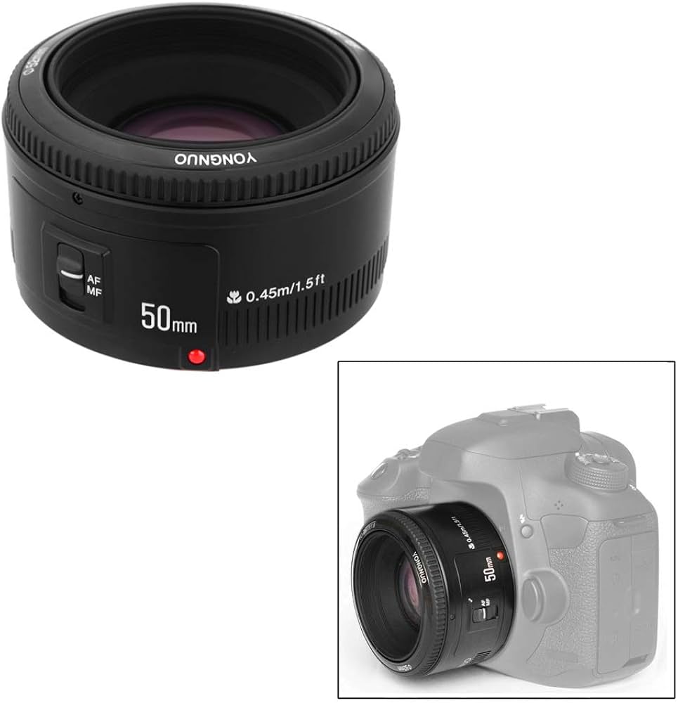 Amazon | YONGNUO製 AF 50mm f1.8 大口径 オートフォーカス レンズ