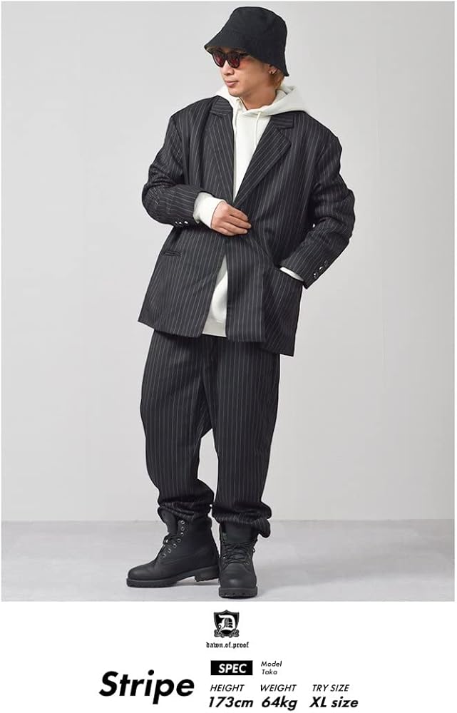 値下げ】Uhr ストライプ柄 セットアップ 約90cm 売切品 値下げ】Uhr