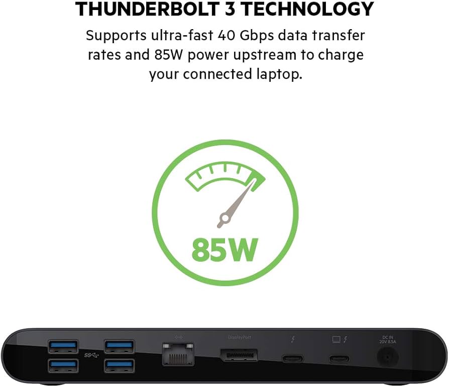 Belkin Thunderbolt 3 Dock Pro : Amazon.ca: Electronics