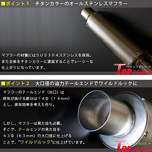 Amazon | スーパーディオ 対応 スーパーDIO 対応 DIO 対応 ZX マフラー