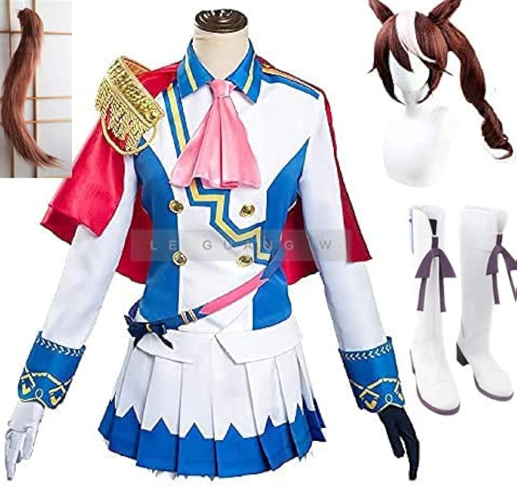 Amazon.co.jp: ウマ娘 トウカイテイオー 勝負服 コスプレ用衣装 +