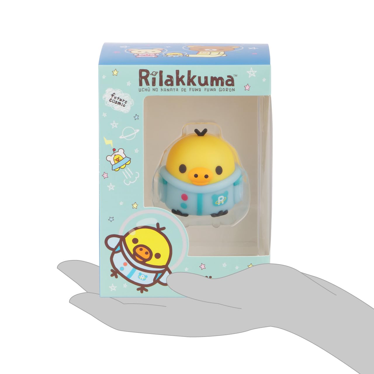 リラックマ ガラスフィギュア 3種セット キイロイトリ リラックマ