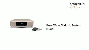 Bose Wave 3 Music System (Gold) Price: Buy Bose Wave 3 Music