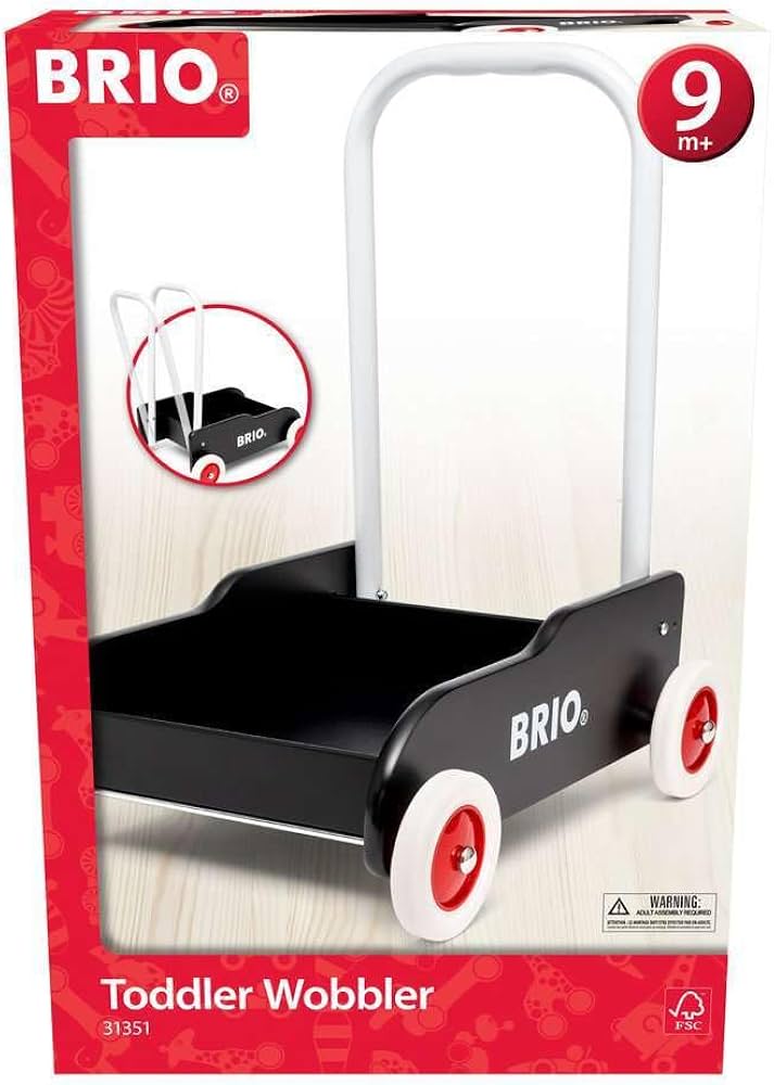 Amazon.co.jp: BRIO (ブリオ) 手押し車 ブラック 31351 対象年齢 9か月