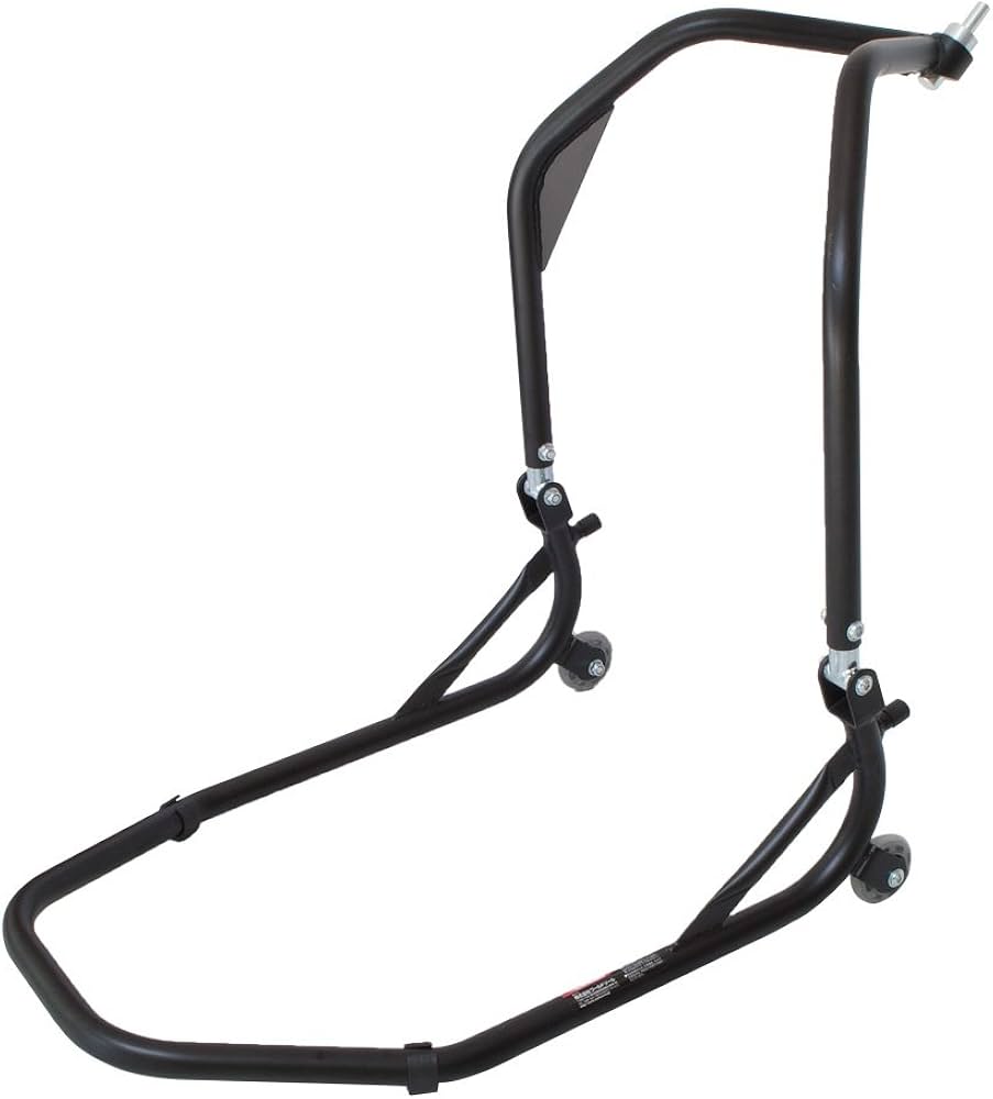 Amazon.co.jp: AP モーターサイクルフロントスタンド ブラック MF372
