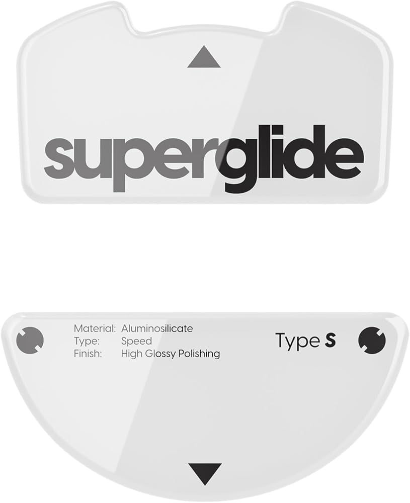 Amazon.com: Superglide Glass Mouse Skates - Super Smooth Glide