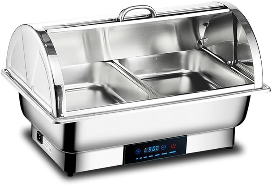 Amazon | ビュッフェサーバー 湯煎式 チェーフィングディッシュ 9L