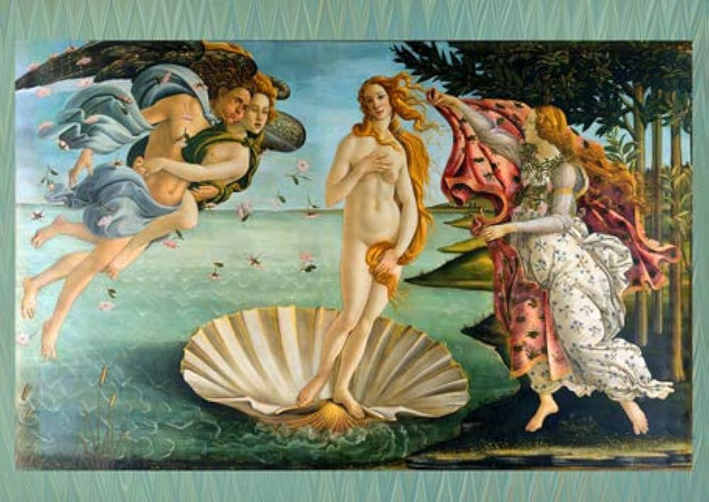 Amazon | BiblioArt Series ボッティチェリ「ヴィーナスの誕生」 A3額