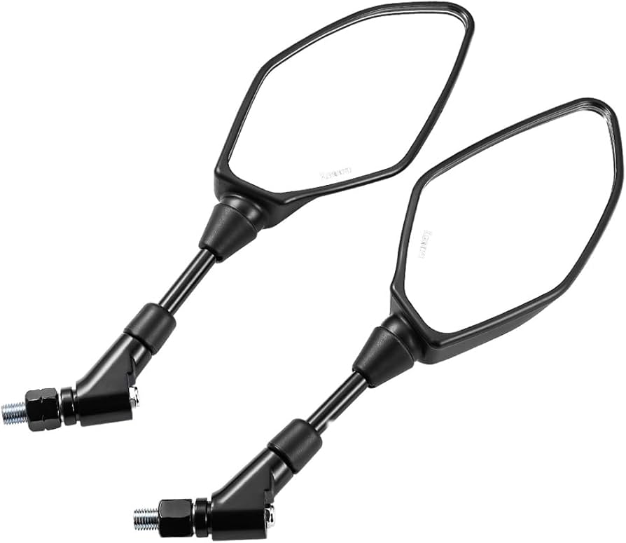 Amazon | KEMIMOTO バイク ミラー 汎用 左右セット 8MM 10MM 逆/正ネジ