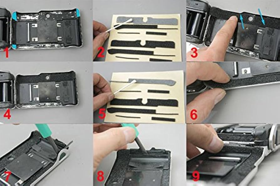 Amazon | Anchor LLC Canon Demi 用カット済みモルト貼り替えキット 黒