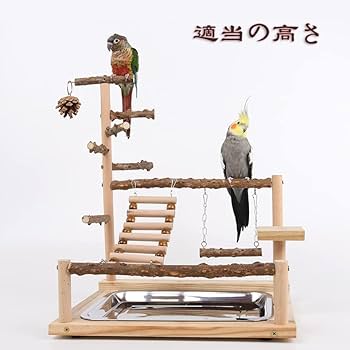 Amazon | 鳥アスレチック バードアスレチック インコ 遊び場 止まり木