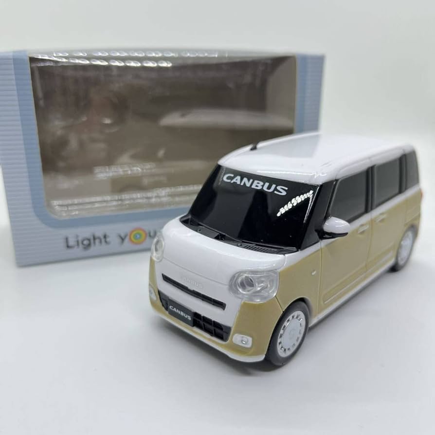 ライトが光る✨】ダイハツ ムーヴキャンバス RCカー ライトが光る