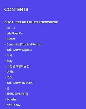 BTS - BTS 2021 MUSTER SOWOOZOO DVD ( Incl. 3ea DISC+Photo Book+