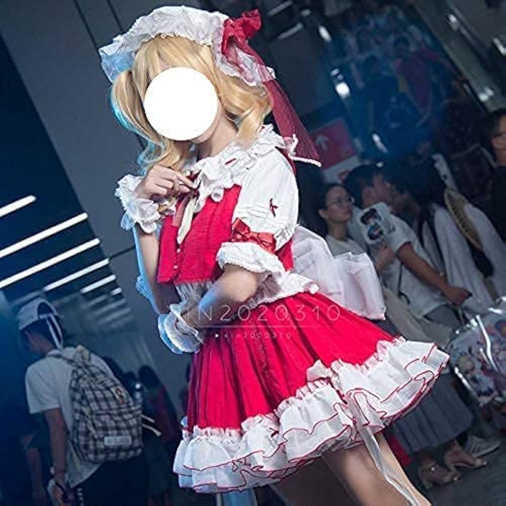 Amazon | [CHEN YU] フランドール 森森仙 コスプレ衣装/(ウィッグ 靴