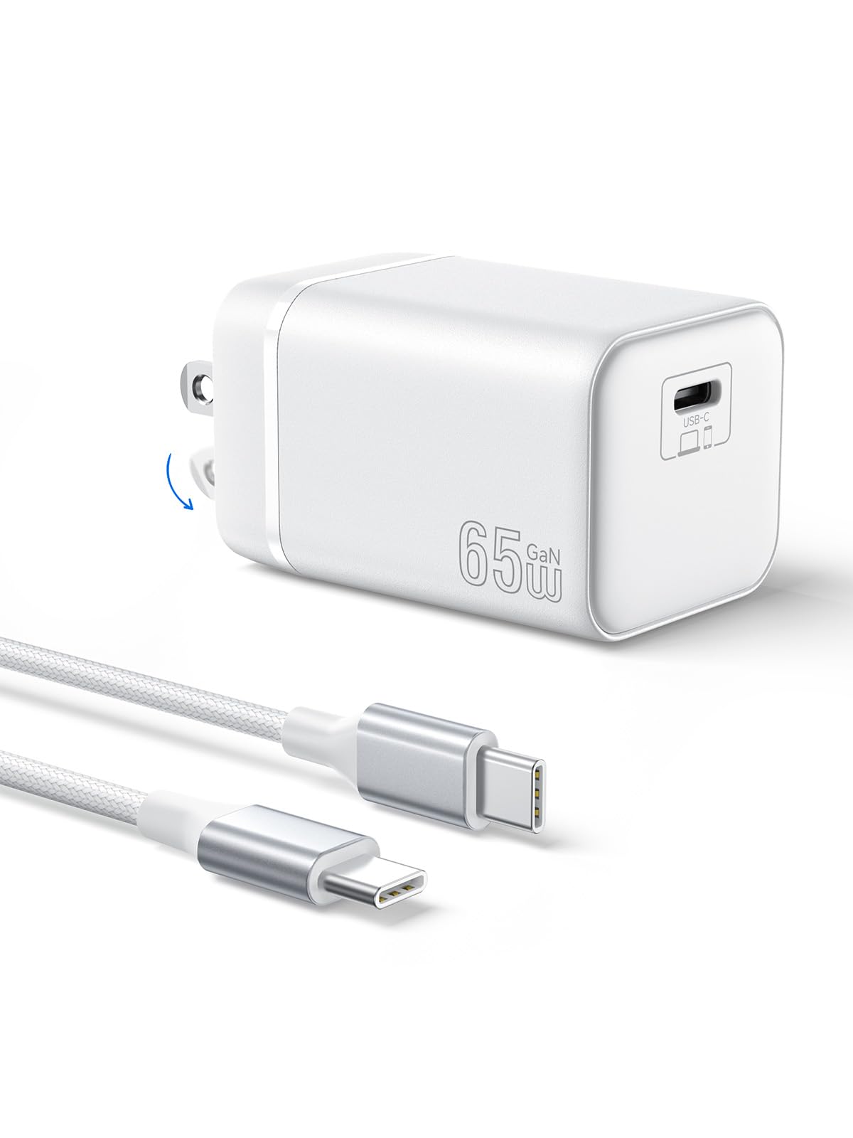 Amazon.co.jp: 【2026年新登場】PD-充電器-65W USB-C 折り畳み 急速