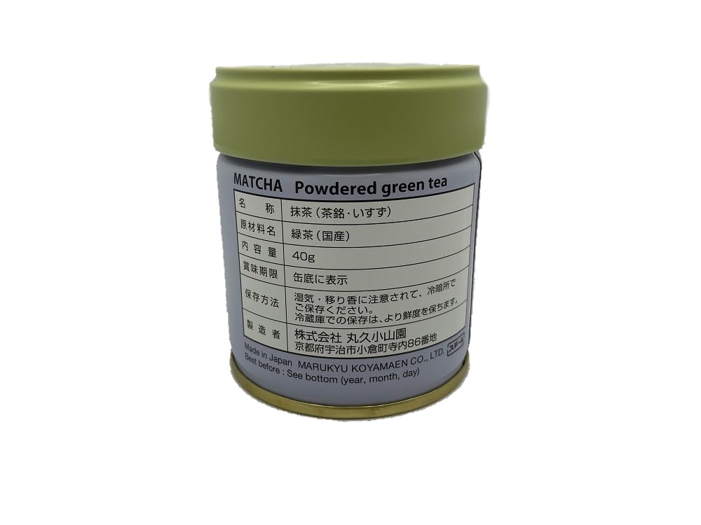 Amazon.co.jp: 茶道用 抹茶 五十鈴（いすず） 宇治丸久小山園詰