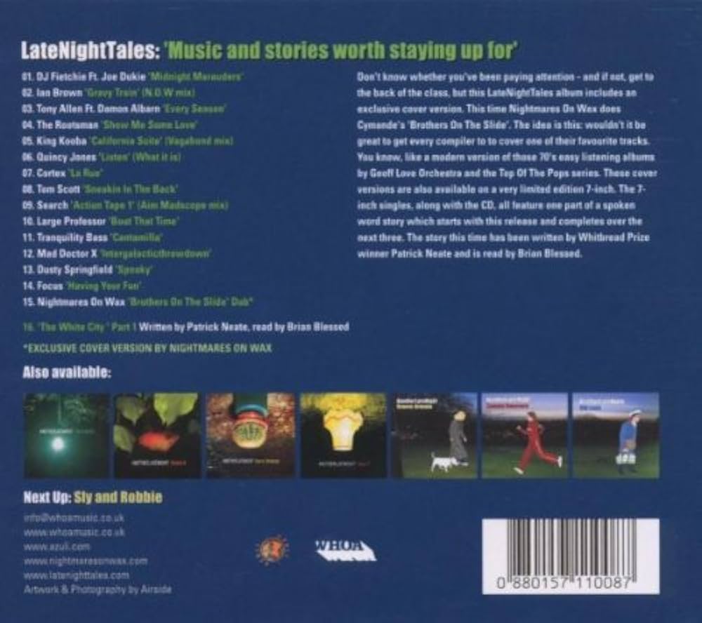 Amazon.com: Late Night Tales: Selected By Nightmares on Wax: CDs