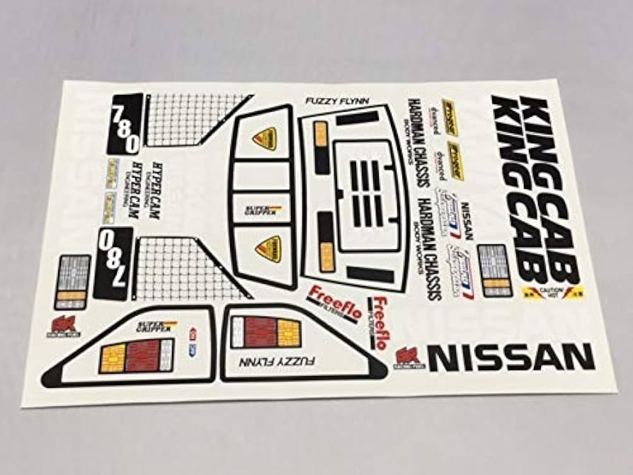 Amazon.co.jp: 1/10 Nissan King Cab Tamiya Vinyl Sticker Set