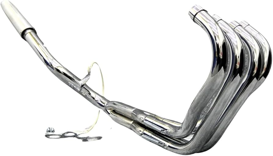Amazon | NC42 DJガニマタ6分割マフラー メッキ アウター
