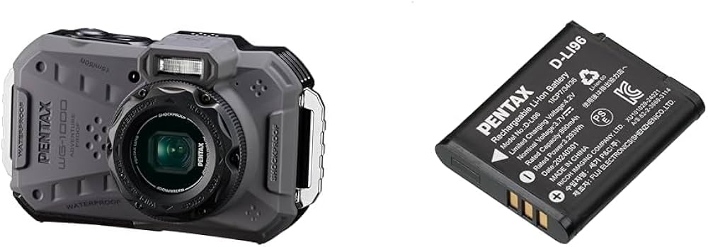 Amazon | ペンタックス PENTAX WG-1000 グレー【バッテリーセット