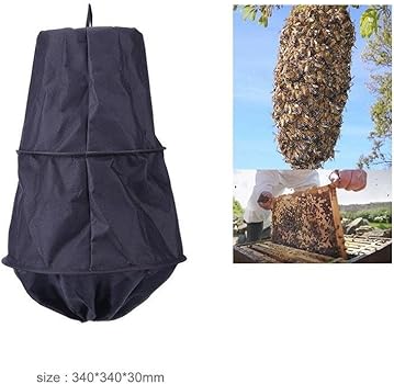 Amazon.co.jp: [Folove] 捕獲網 蜂 木の上 ハチの巣箱 蜜蜂保護袋 分蜂