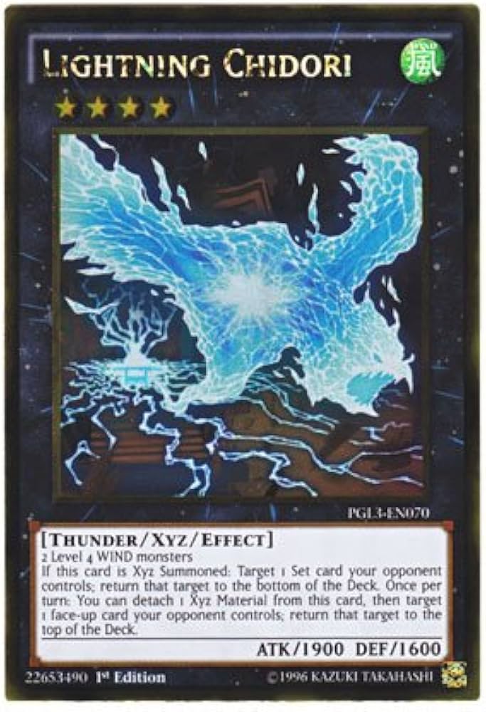 Amazon.co.jp: 遊戯王 英語版 PGL3-EN070 Lightning Chidori 電光千鳥