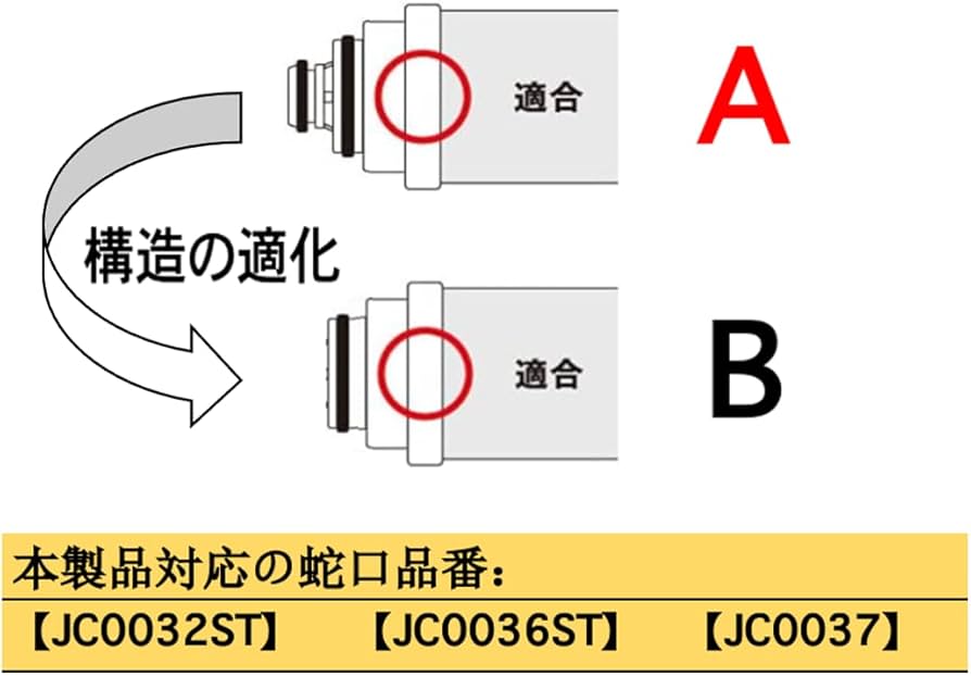 Amazon | JC0036ST 互換品 浄水器用カートリッジ JC0036ST