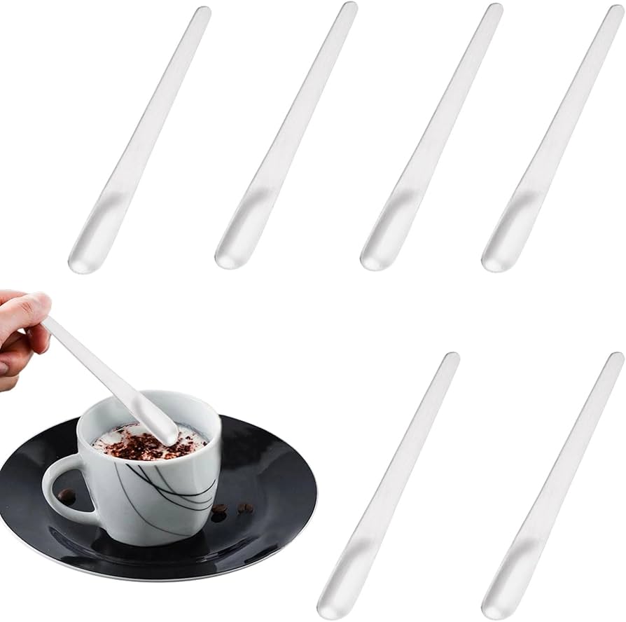 Amazon.co.jp: マドラースプーン 6本セット ステンレス製 コーヒー