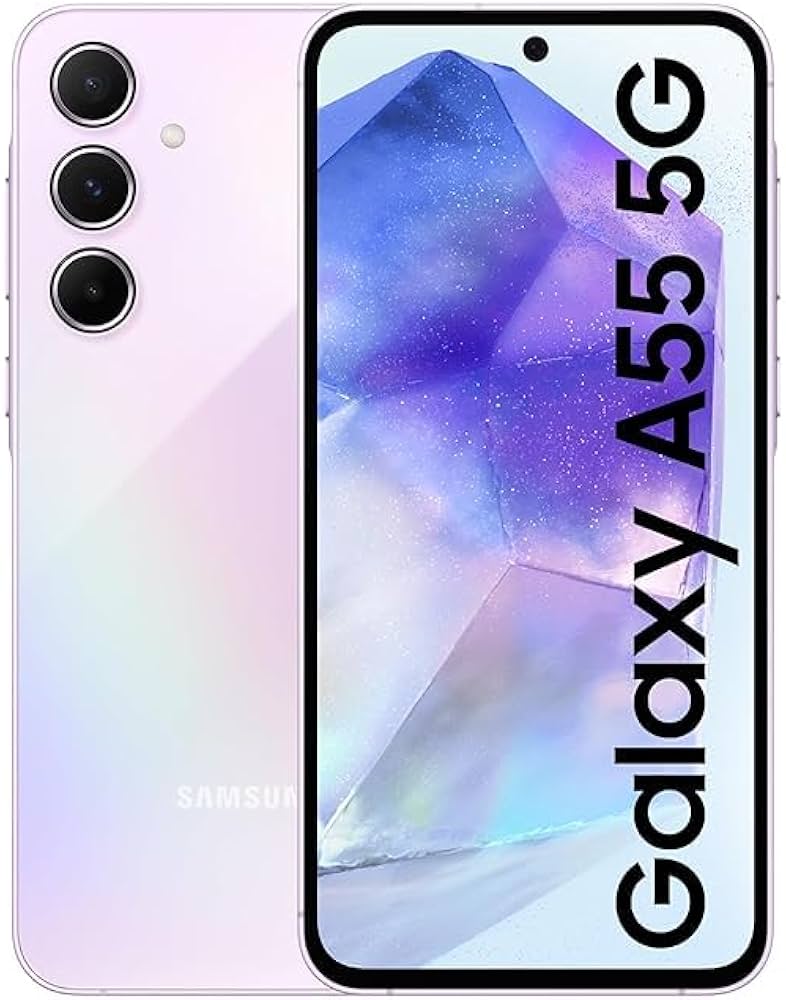 samsung Galaxy A55 5G (Awesome Lilac, 8GB RAM, 128GB Storage
