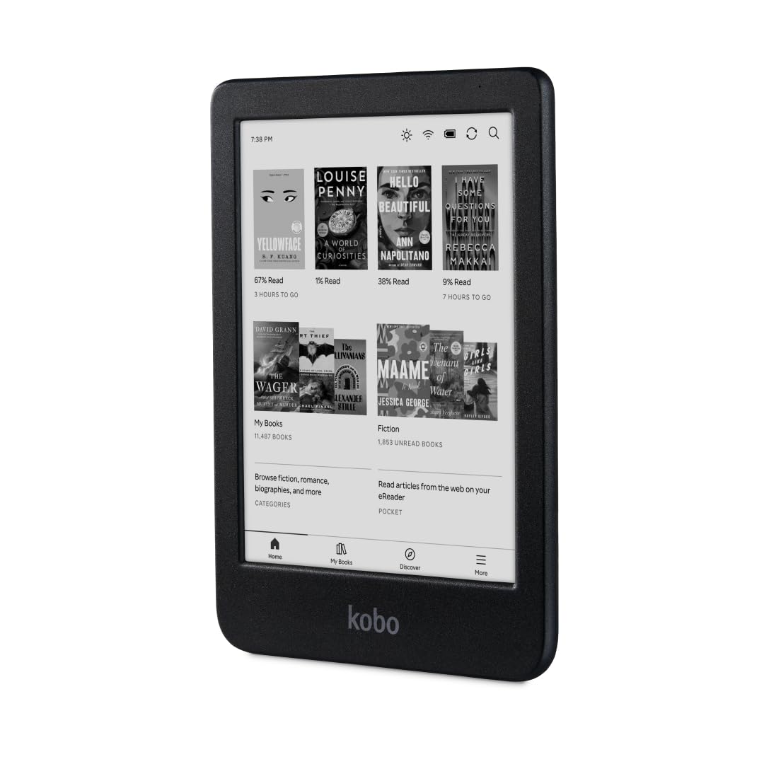 Kobo Clara BW 6インチ 16GB カバー付き 30分使用 電子書籍 Amazon.com