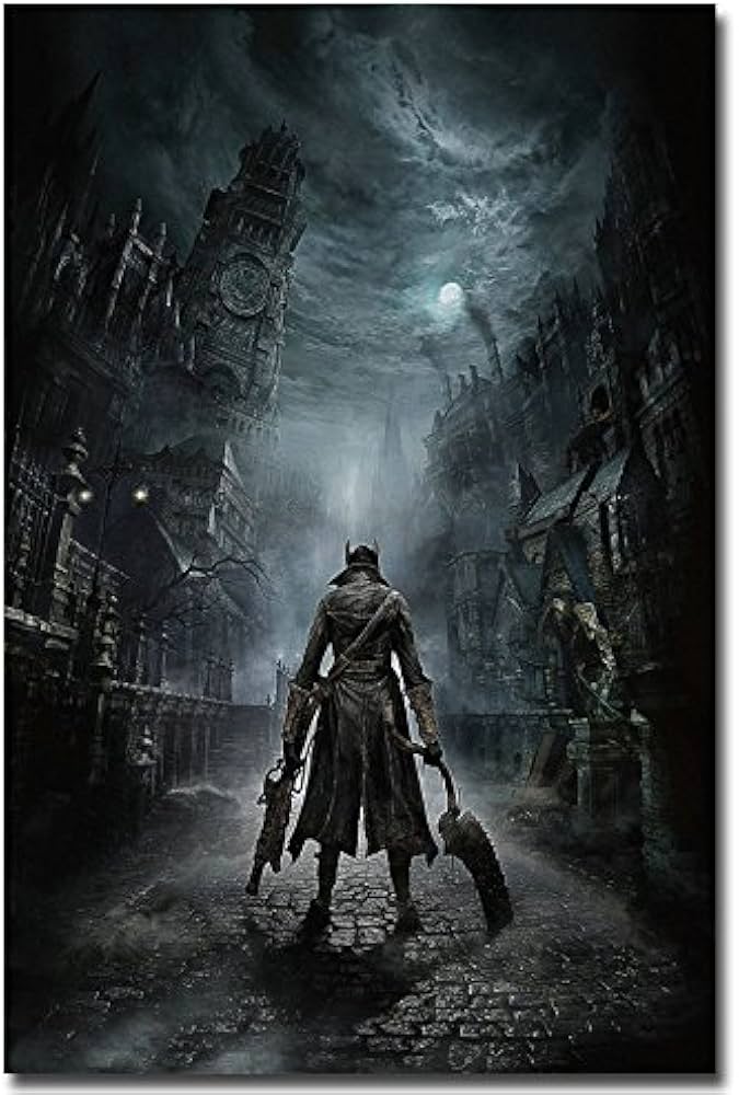 Amazon.co.jp: Lawrence Painting Bloodborne アートキャンバス