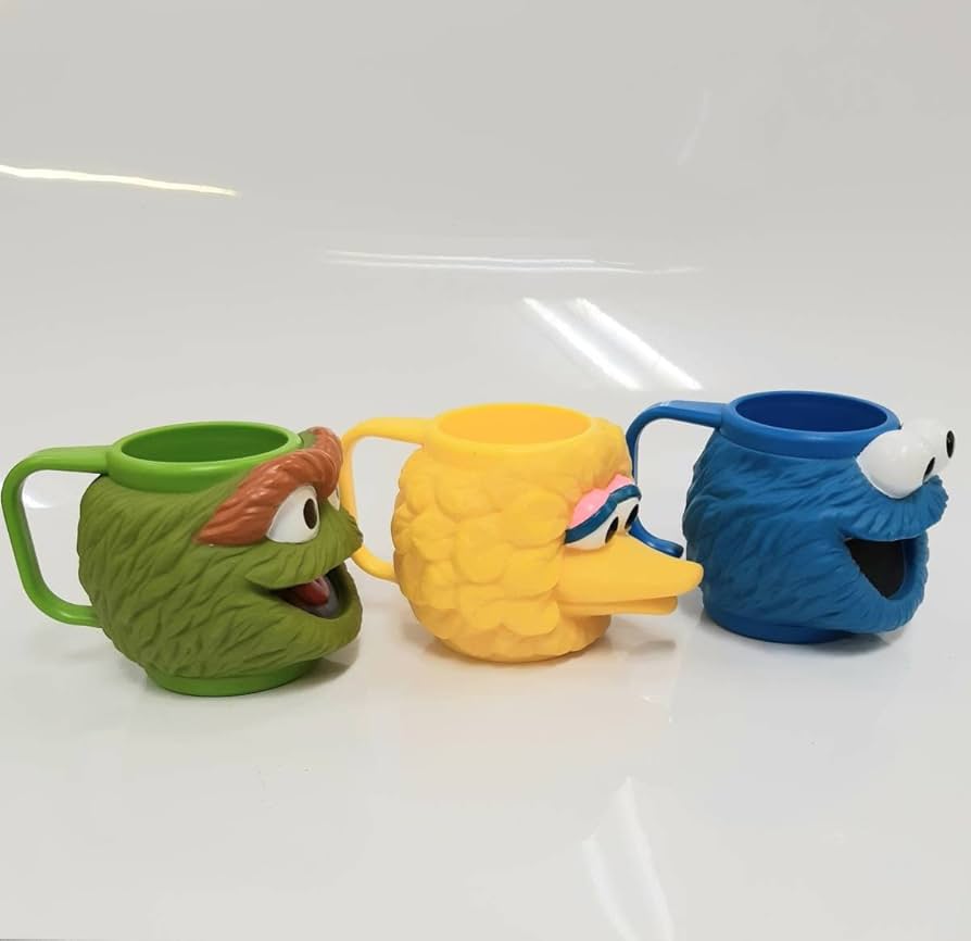 Amazon.co.jp: セサミストリート キャラクター フェイス型マグカップ