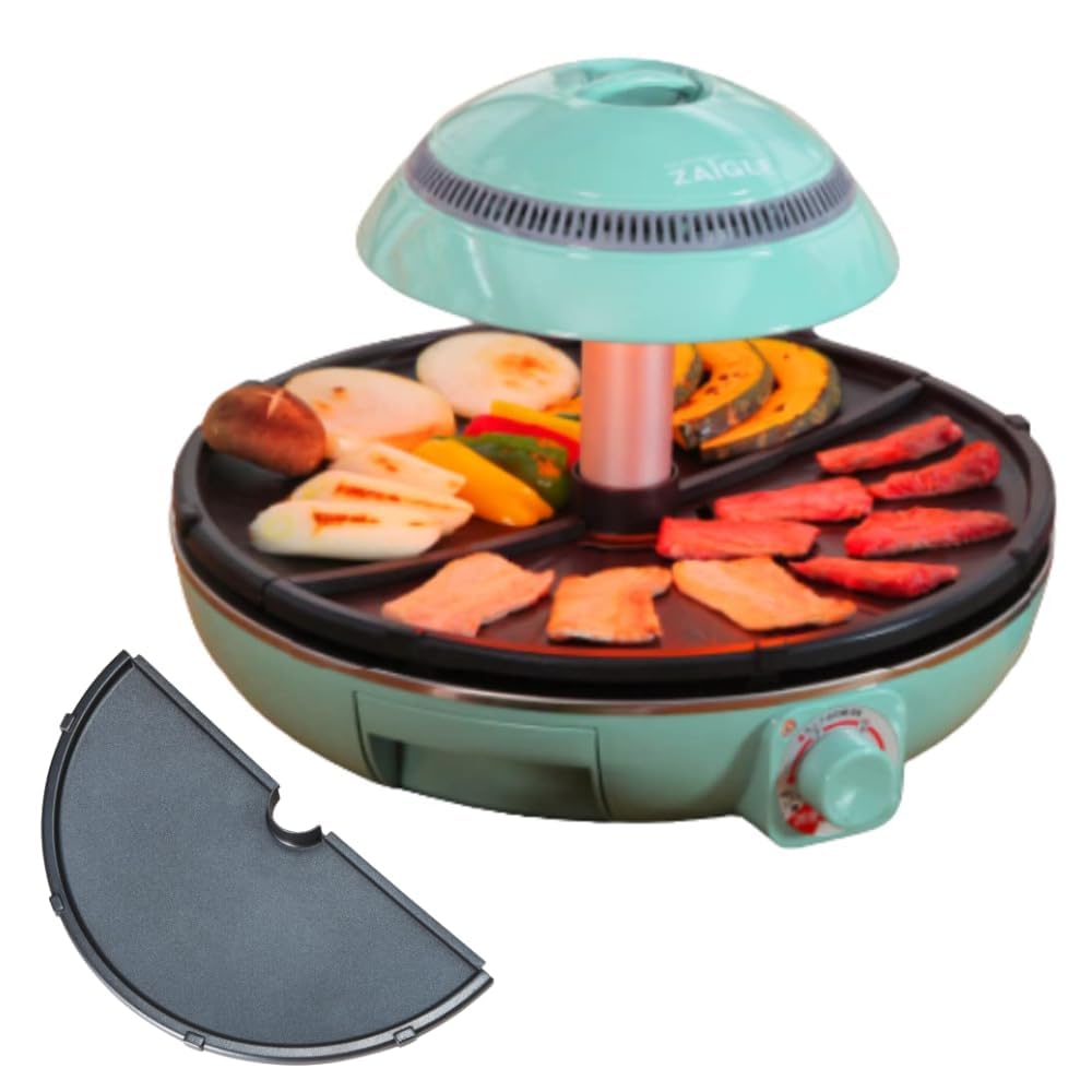 Amazon | ザイグル 最新機種 サークル炙輪ハーフフラットプレート