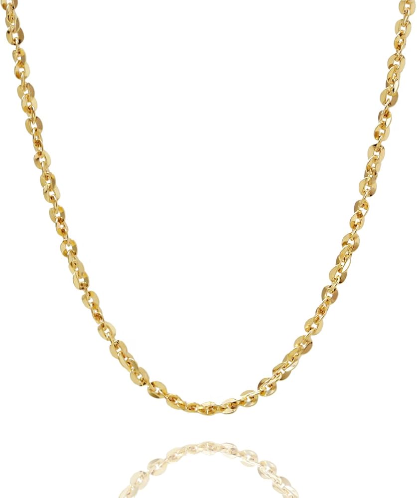 Amazon | 18金ネックレス チェーン レディース k18 ネックレス 18金