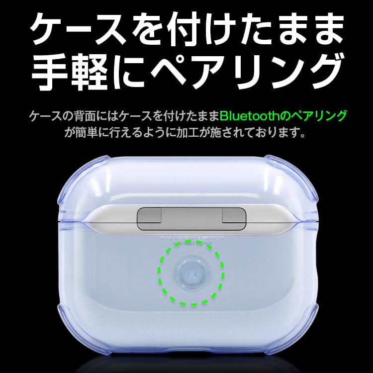 Amazon | ZENIX DESIGN TECH Airpods4 用 ケース カラビナ付き 第4世代